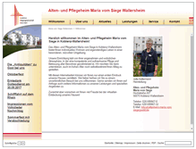 Tablet Screenshot of altenheim-maria-vom-siege.de
